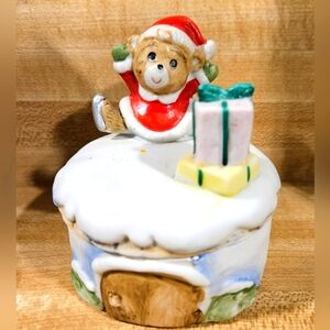 Home Interiors Christmas dish